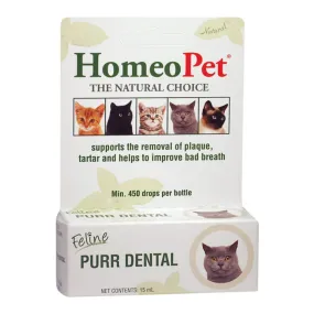 HomeoPet Feline Purr Dental Cat Medicine 15ml