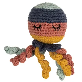 Hoppa Octopus Crochet Rattle