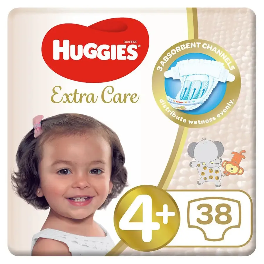 Huggies Diaper Extra Care Value Pack  (Size 4 )