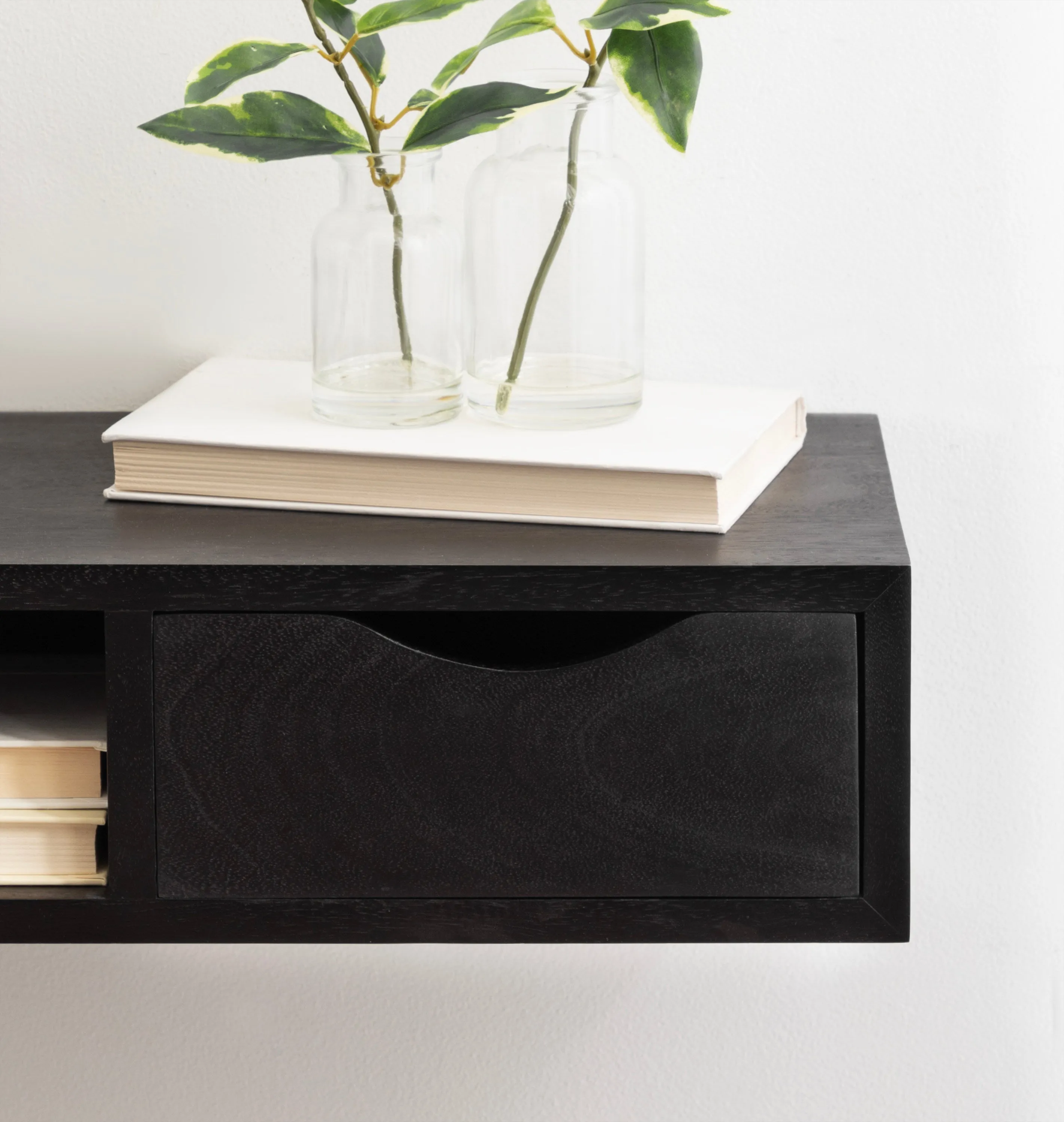 Hutton Floating Side Table with Drawer