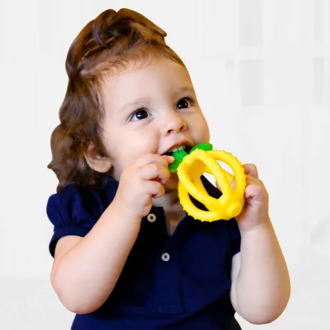 Itzy Ritzy Bitzy Biter Teething Ball & Training Toothbrush