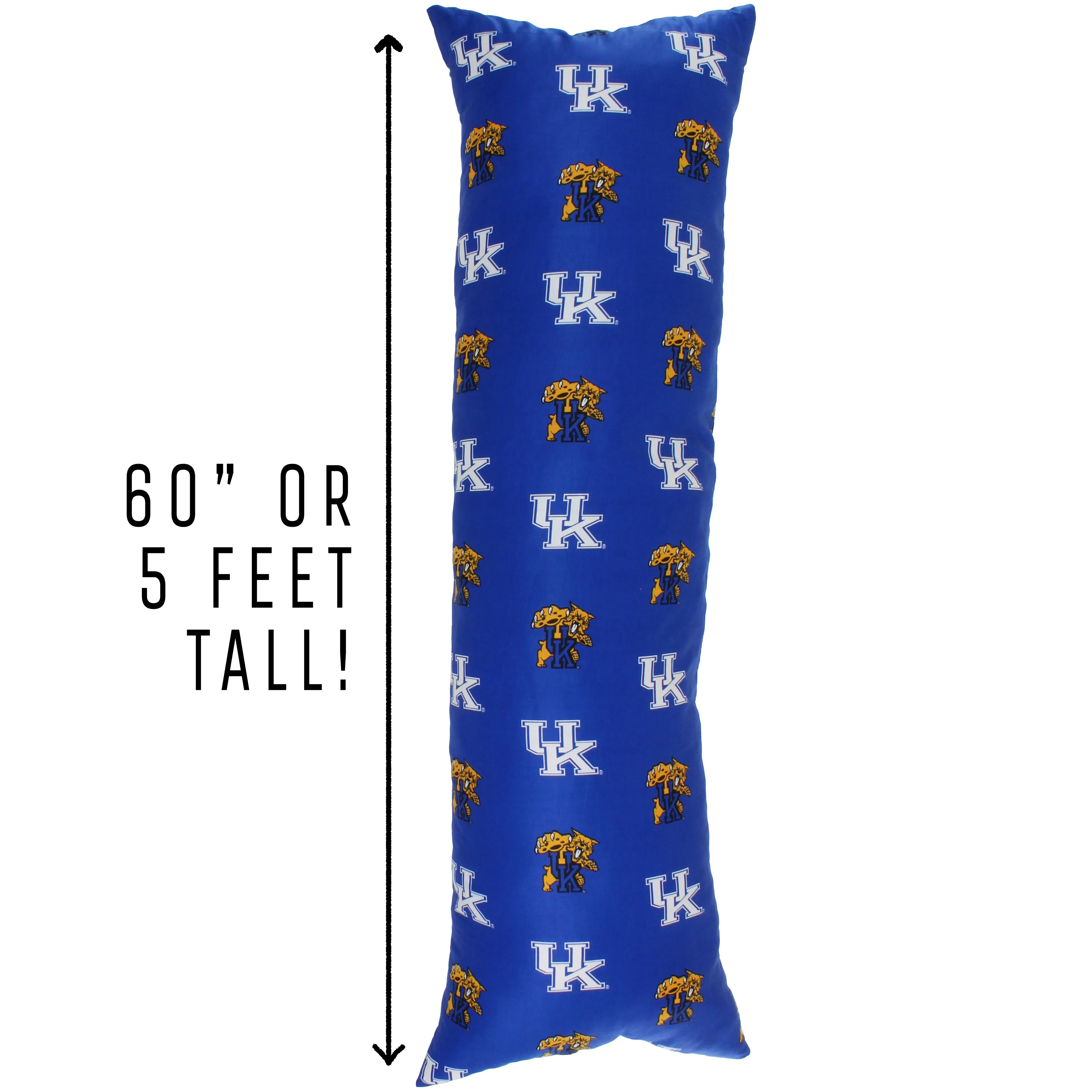 Kentucky Wildcats Body Pillow - 20" x 60"