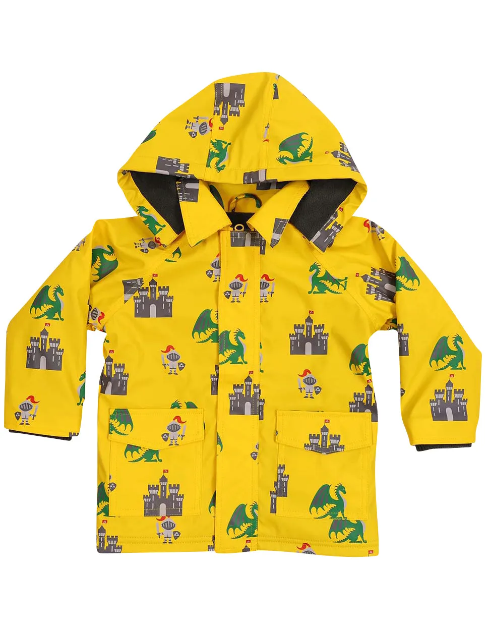 Knights and Dragons Raincoat Artisan Gold