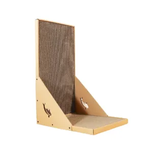 L-Shaped Vertical Cat Scratching Post for Indoor Cats