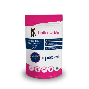 Laila and Me Freeze Dried Beef Hearts 60g