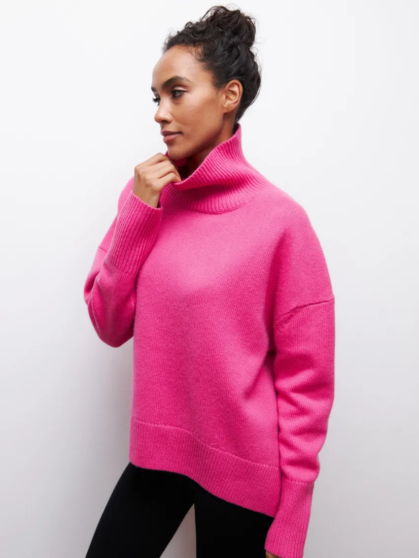 Leah Turtleneck Oversized Casual Women Sweater