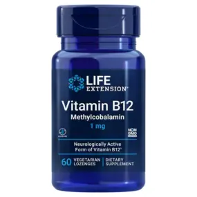 Life Extension Methylcobalamin 1mg 60 Lozenges