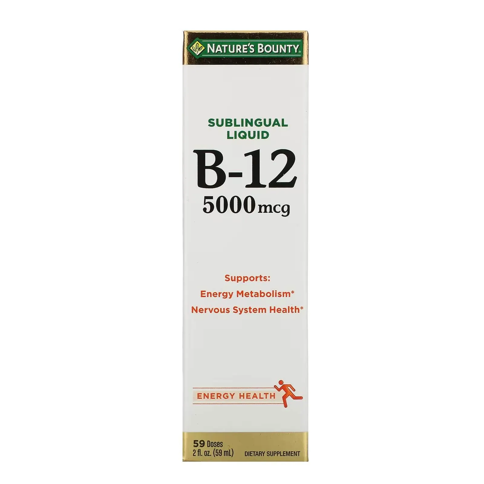 Liquid Vitamin B12 5000 mcg Nature's Bounty, 59 ml