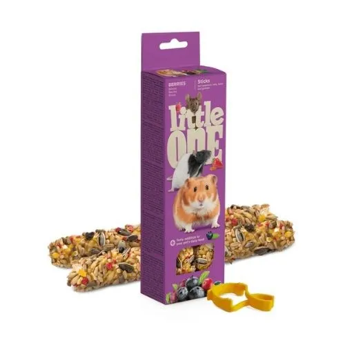 Little One Berry Sticks for Small Animals- 2 x 60g