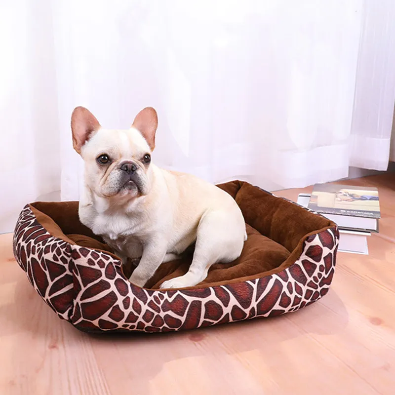 Luxury Square Plush Pet Bed