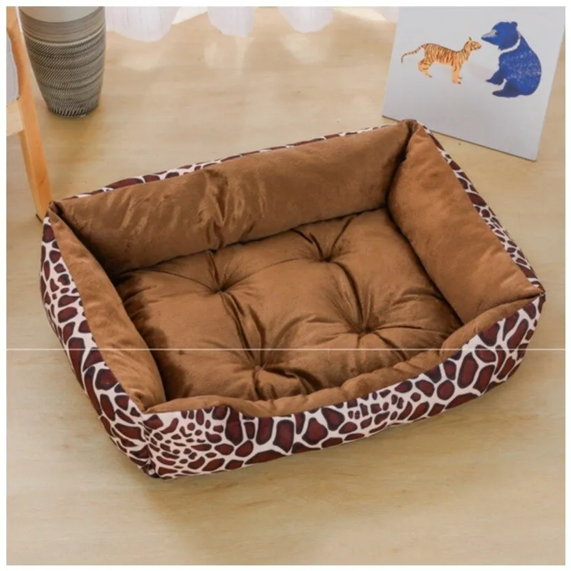 Luxury Square Plush Pet Bed