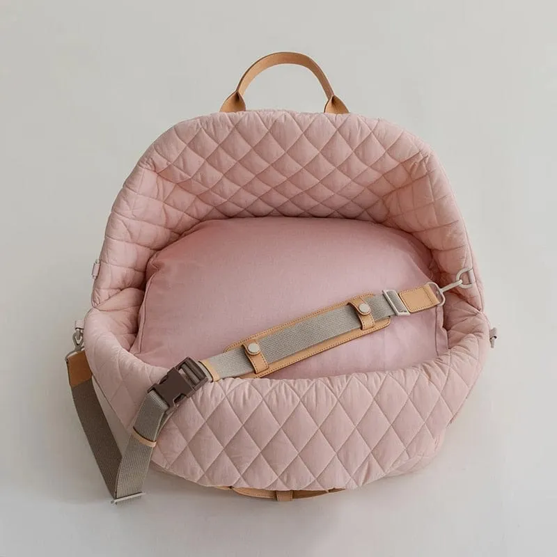 Luxury Travel Pet Carrier Handbag