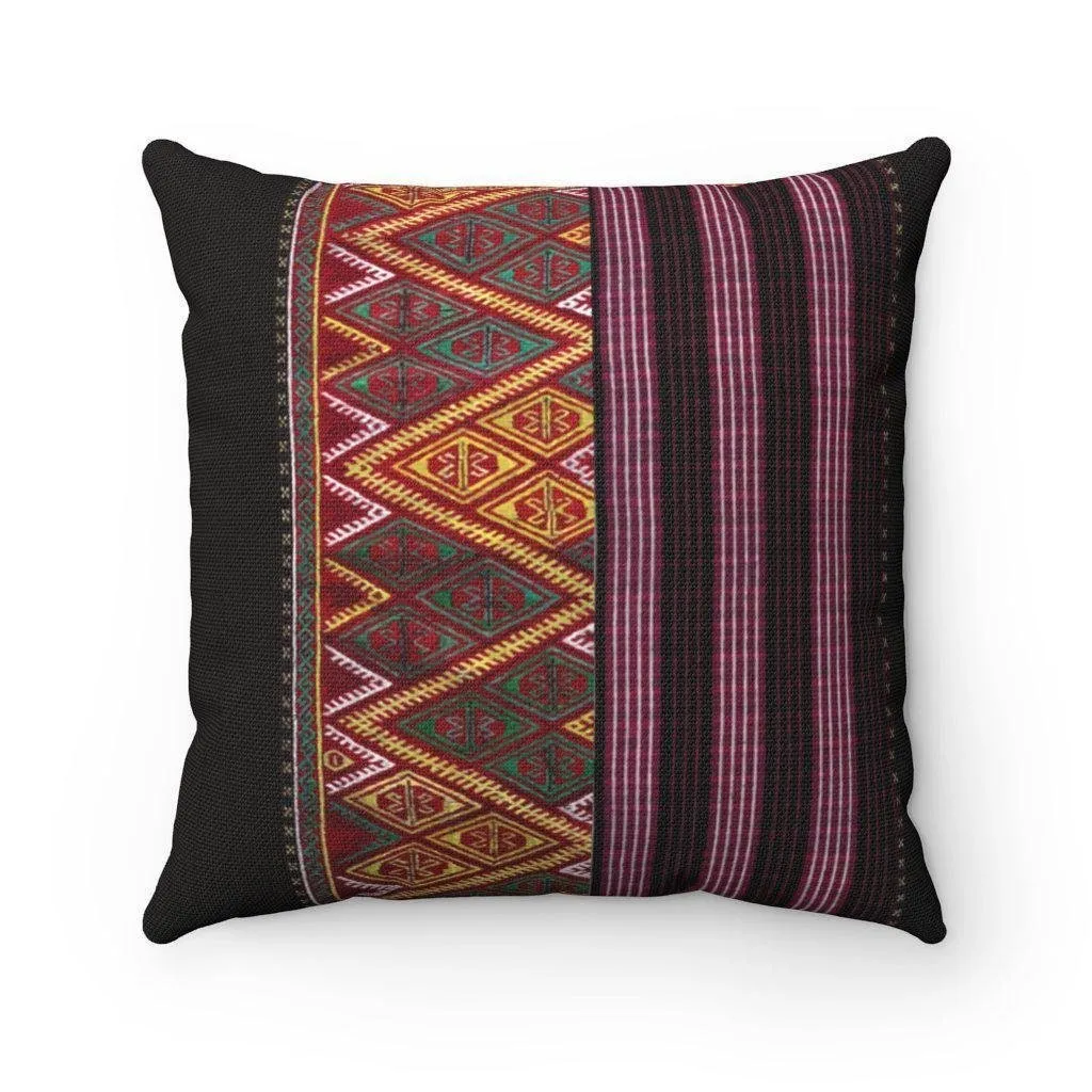 Maio-Inspired (Central Asian) Tribal Pillow Vintage Antique Ethnic Throw Pillow