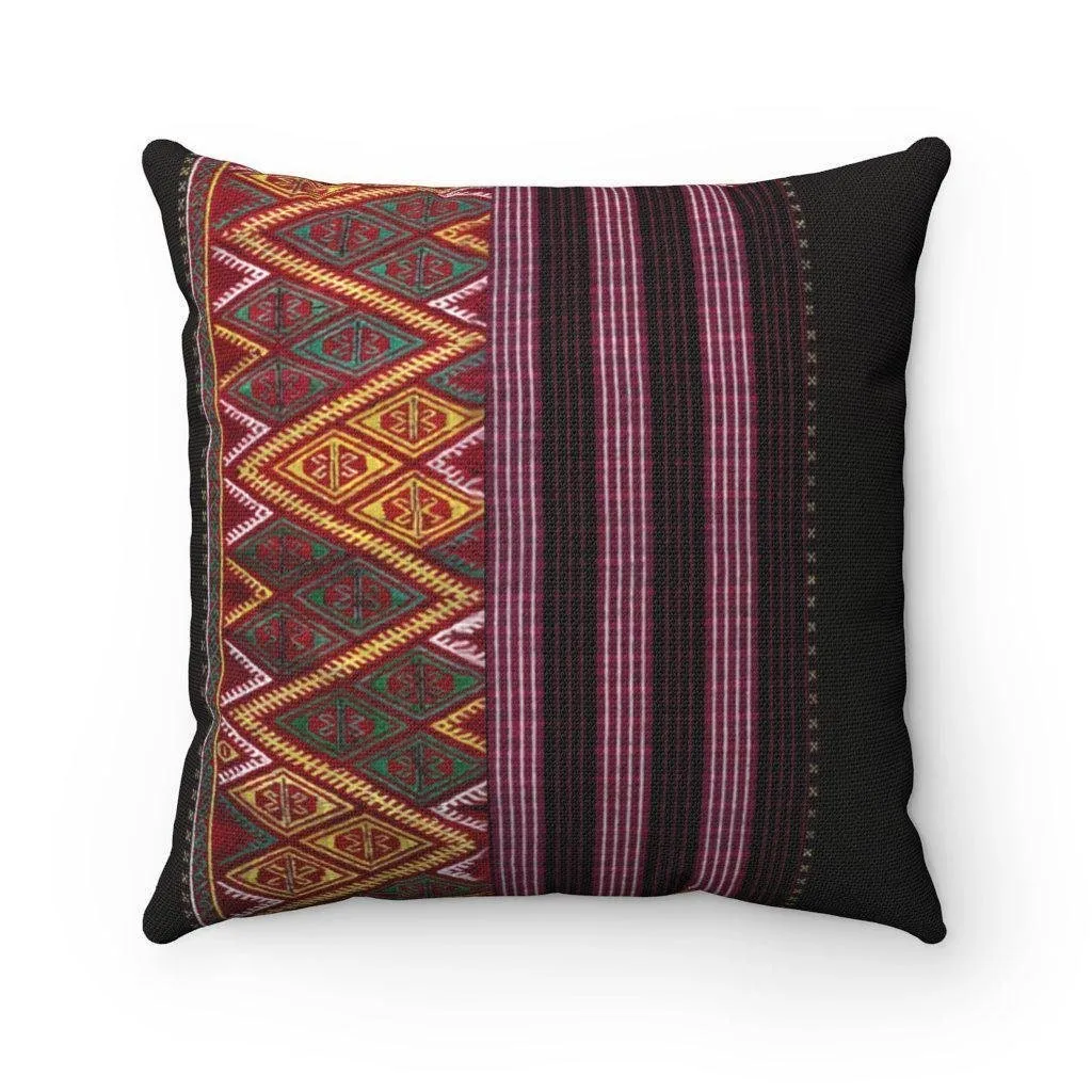 Maio-Inspired (Central Asian) Tribal Pillow Vintage Antique Ethnic Throw Pillow