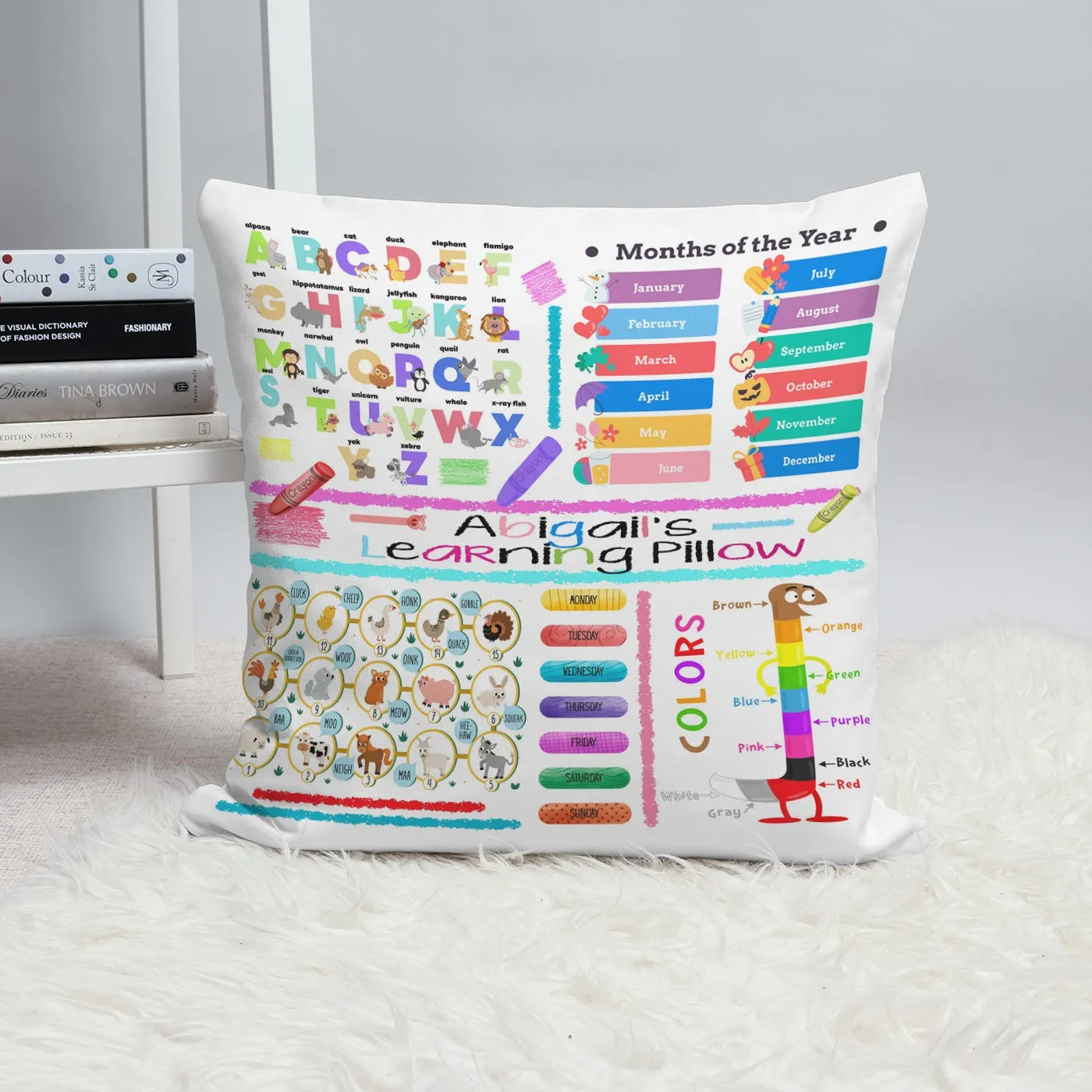 Marie's Material at work-Customised Pillow- 45x45 cm