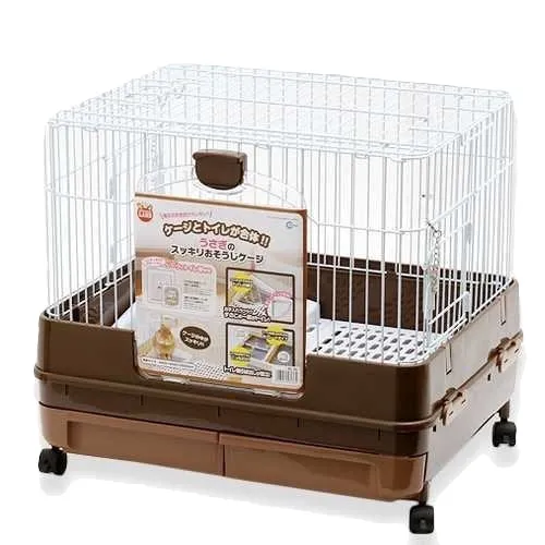 Marukan Easy Clean Rabbit Cage (Brown)