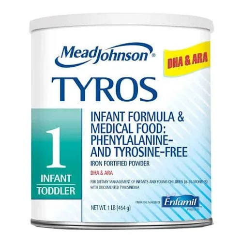 Mead Johnson TYROS 1 Metabolic Formula, Powder, Can, 1 lb