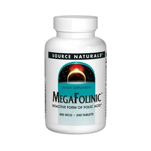 MegaFolinic 240 Tabs By Source Naturals