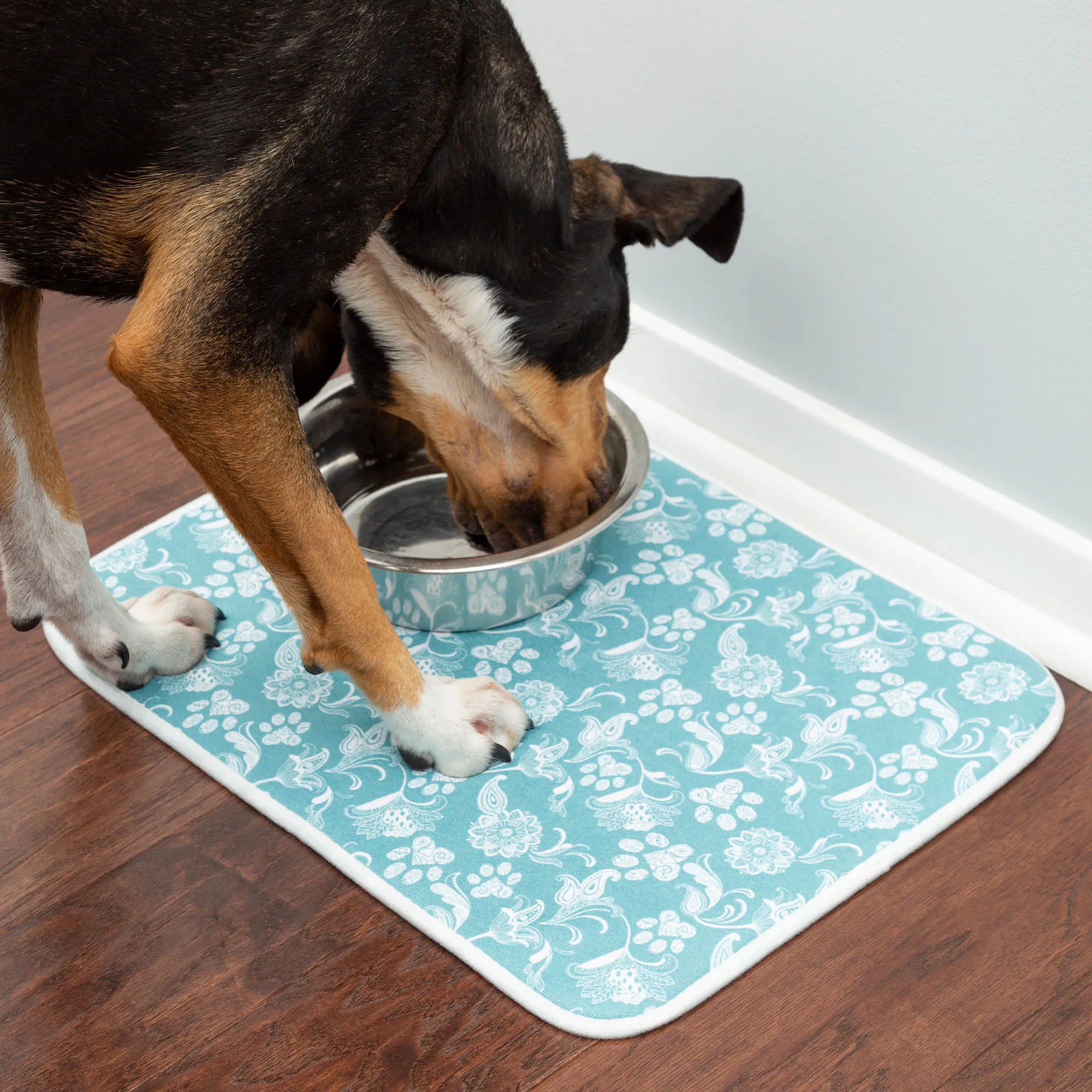 Messy Paws Absorbent Pet Dish Mat