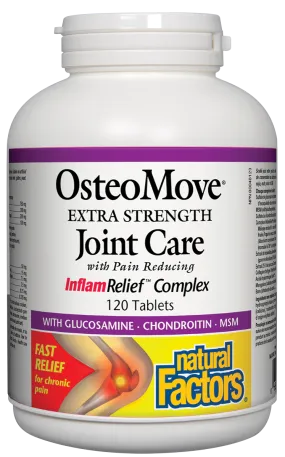 Natural Factors OsteoMove Extra Strength Joint Care (120 Tablets)