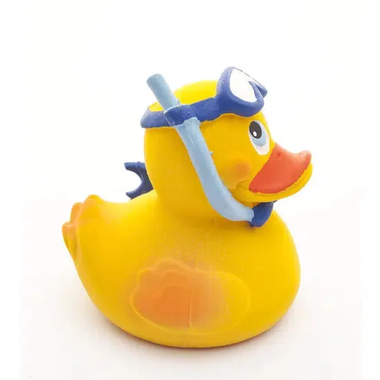 Natural Rubber Duck the Snorkel with Squeaker