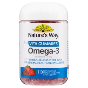 Nature's way vita Gummies Omega-3 110/soft Gum