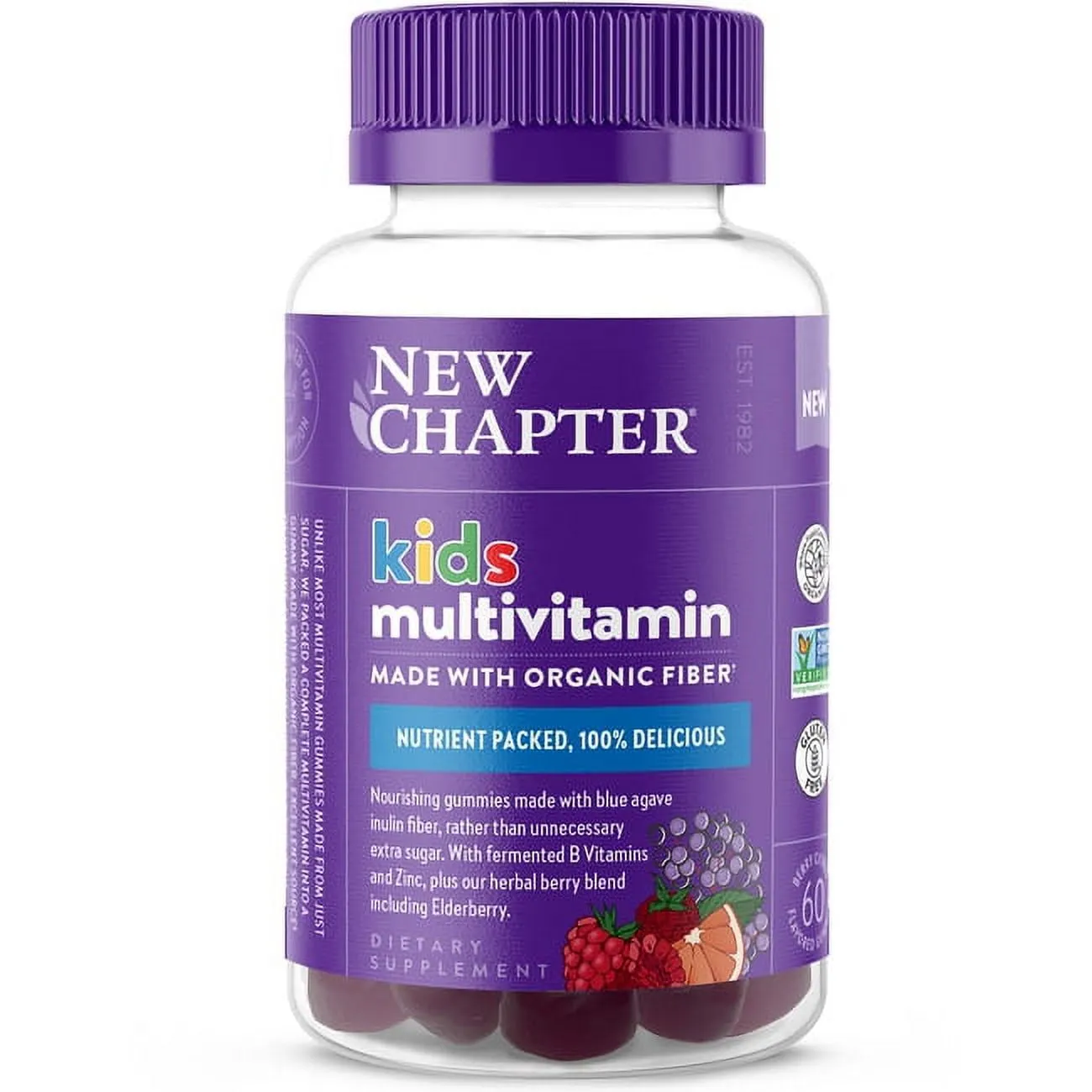 New Chapter Kids Multivitamin Berry Gummies 60ct