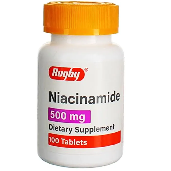 Niacinamide (Vitamin B3) 500 mg Tablets by Rugby 100 Count