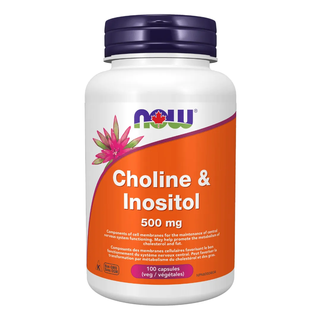 Now Choline & Inositol (500mg) (100 VCaps)