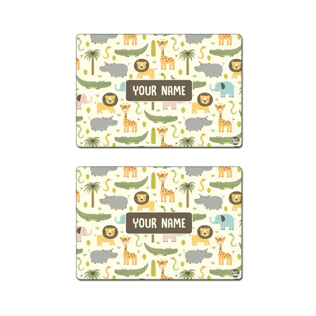 Personalised Table Placemats Jungle Theme Return Gifts - Animals