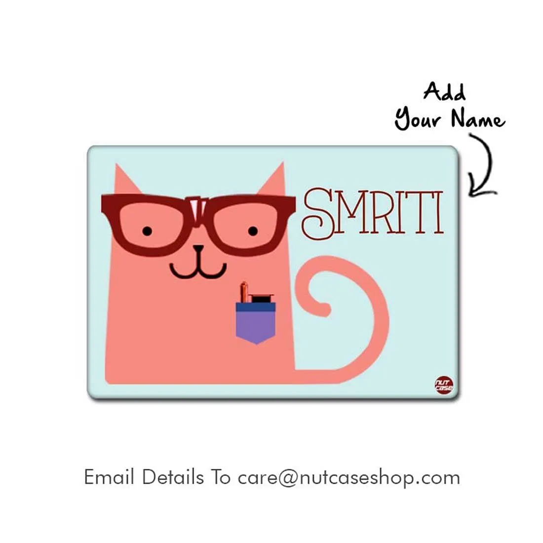 Personalized Fabric Table Mats For Kids  -  Office Cat