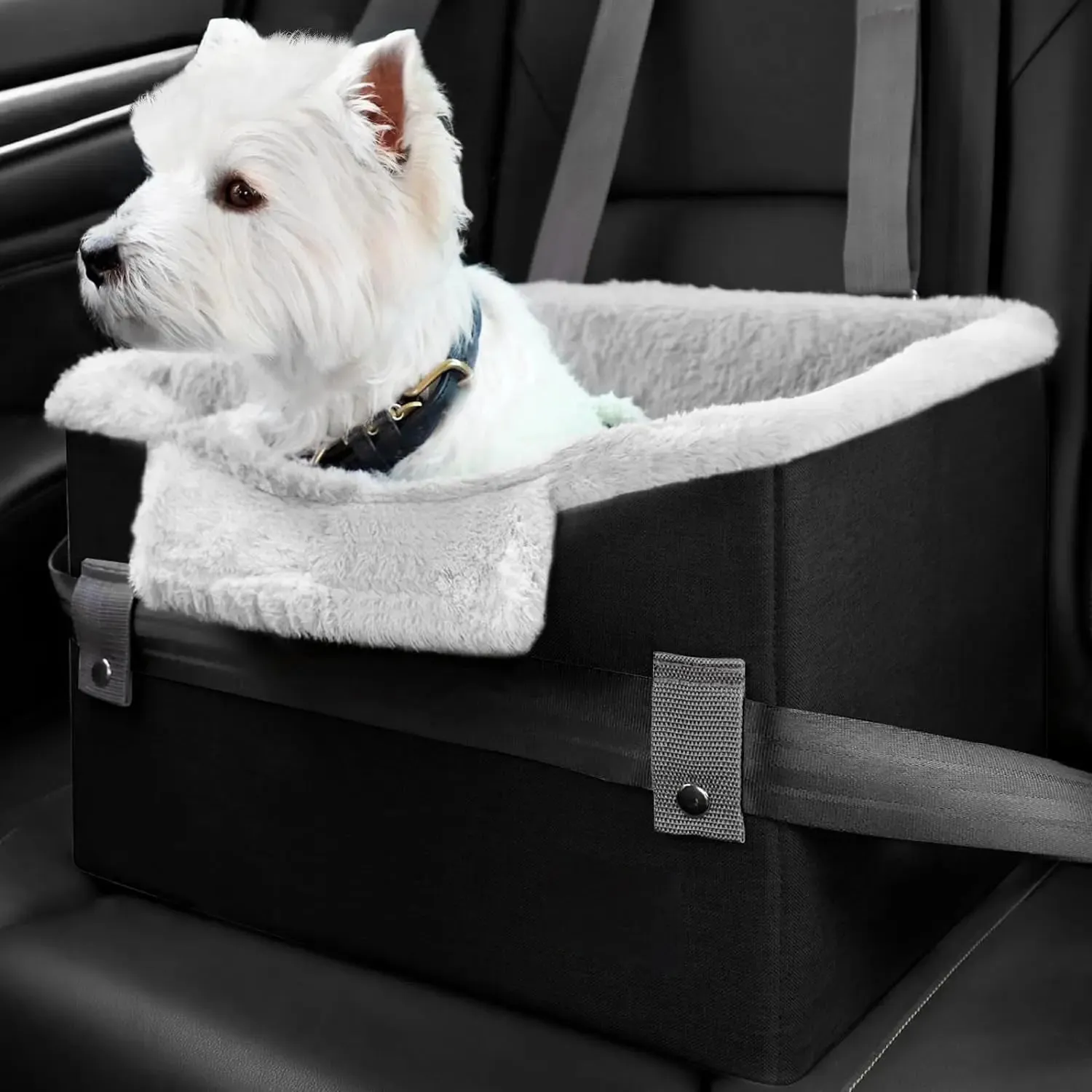 Portable Dog Car Seat Small Dog Booster Seat For Car Ideal For Your Miniature Schnauzer