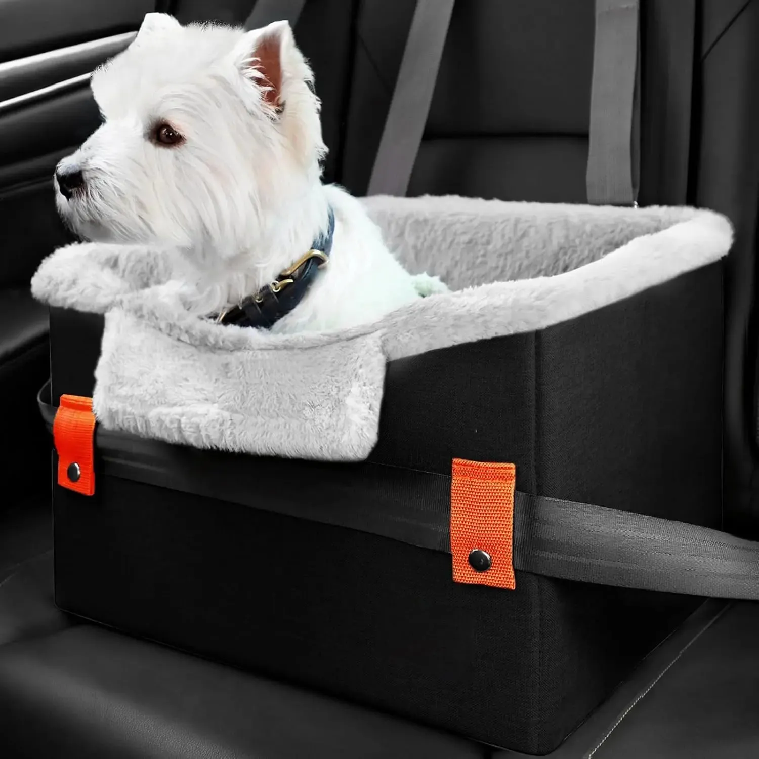 Portable Dog Car Seat Small Dog Booster Seat For Car Ideal For Your Miniature Schnauzer