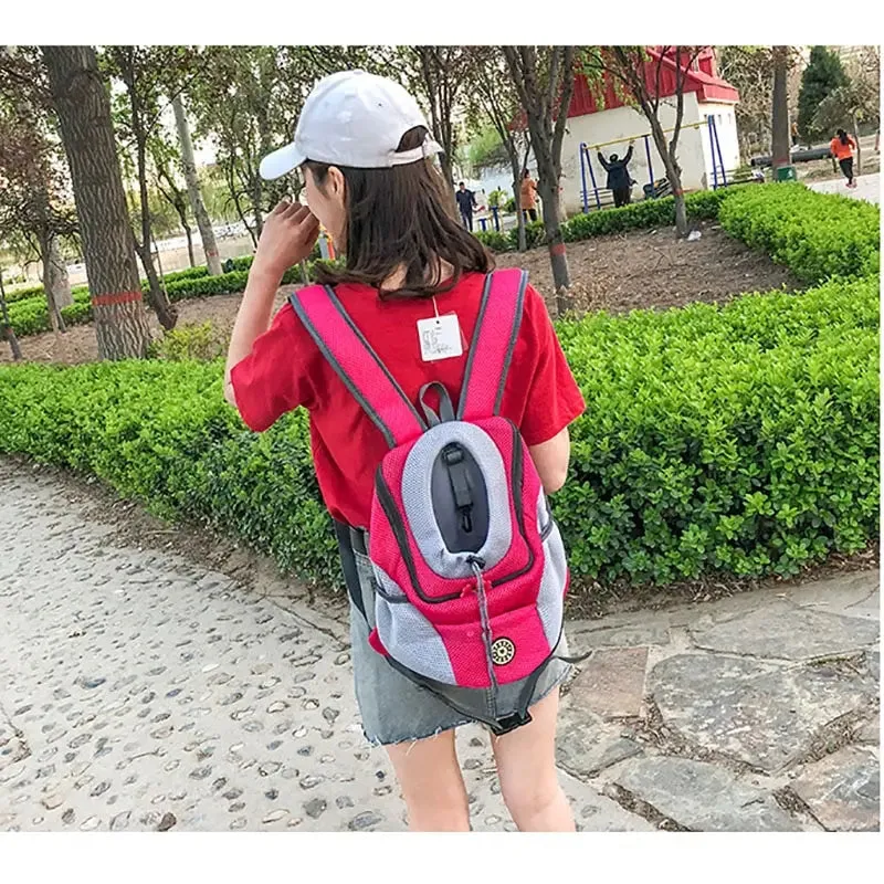 Portable Double-Shoulder Dog Carrier Backpack