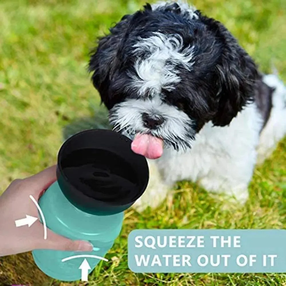 Portable Foldable Pet Water Bottle Feeder