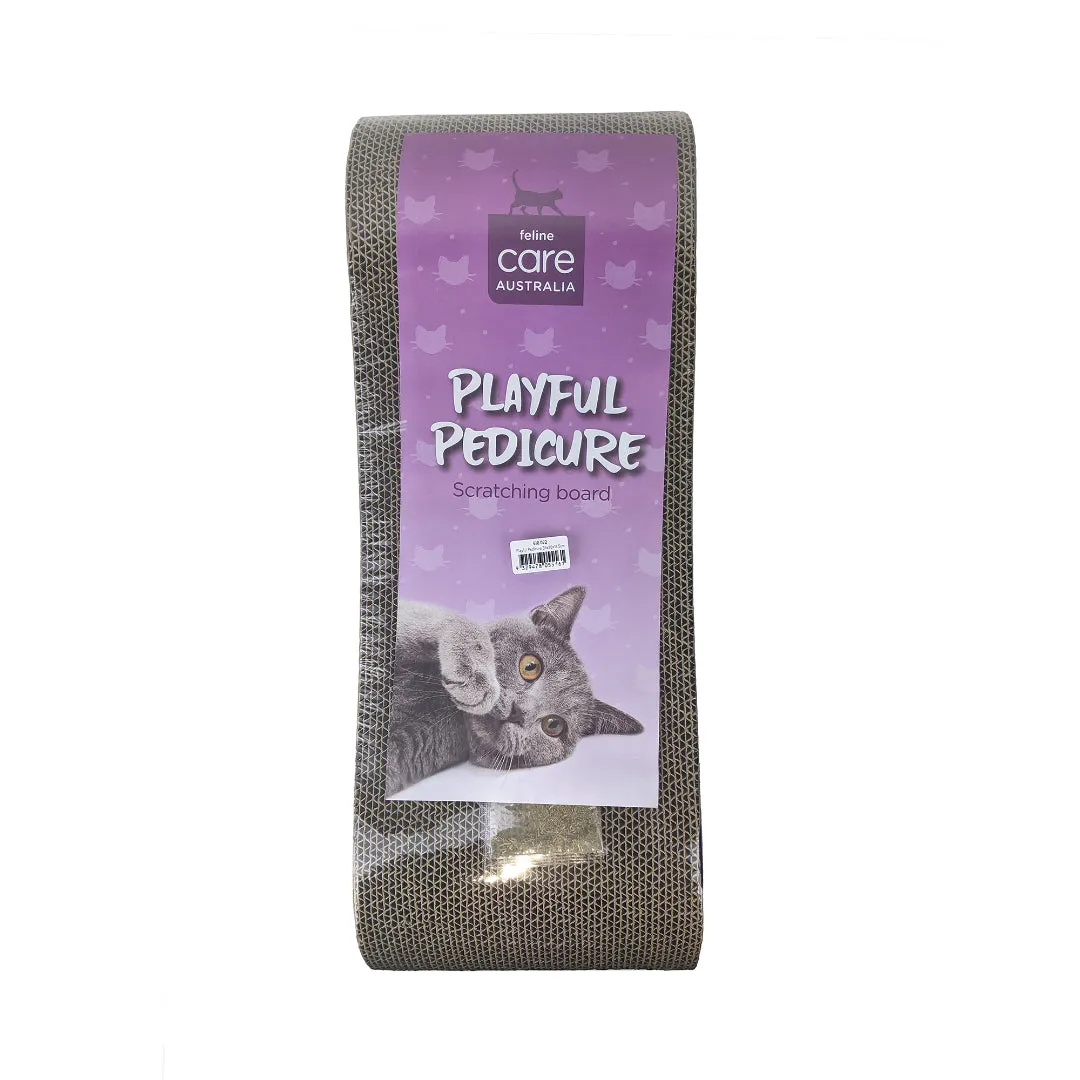 Pounce and Play Playful Pedicure Infinity Cat Cardboard Scratcher