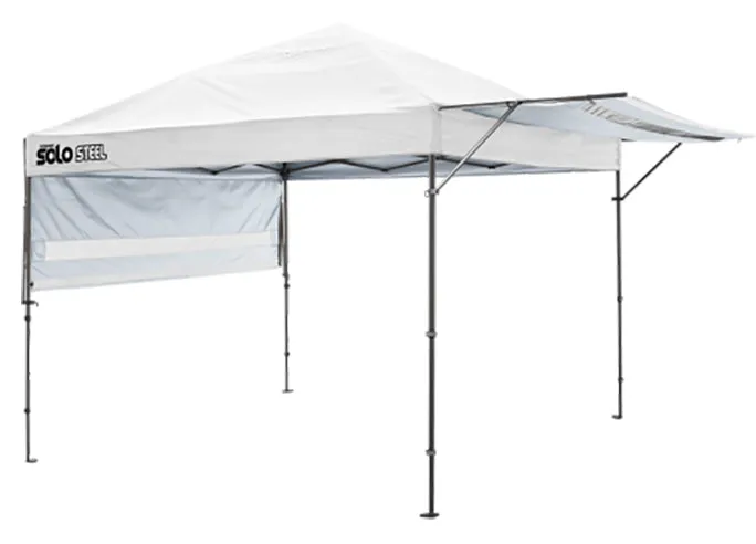 Quik Shade Solo Steel 10x17 Straight Leg Canopy Tent w/Awning