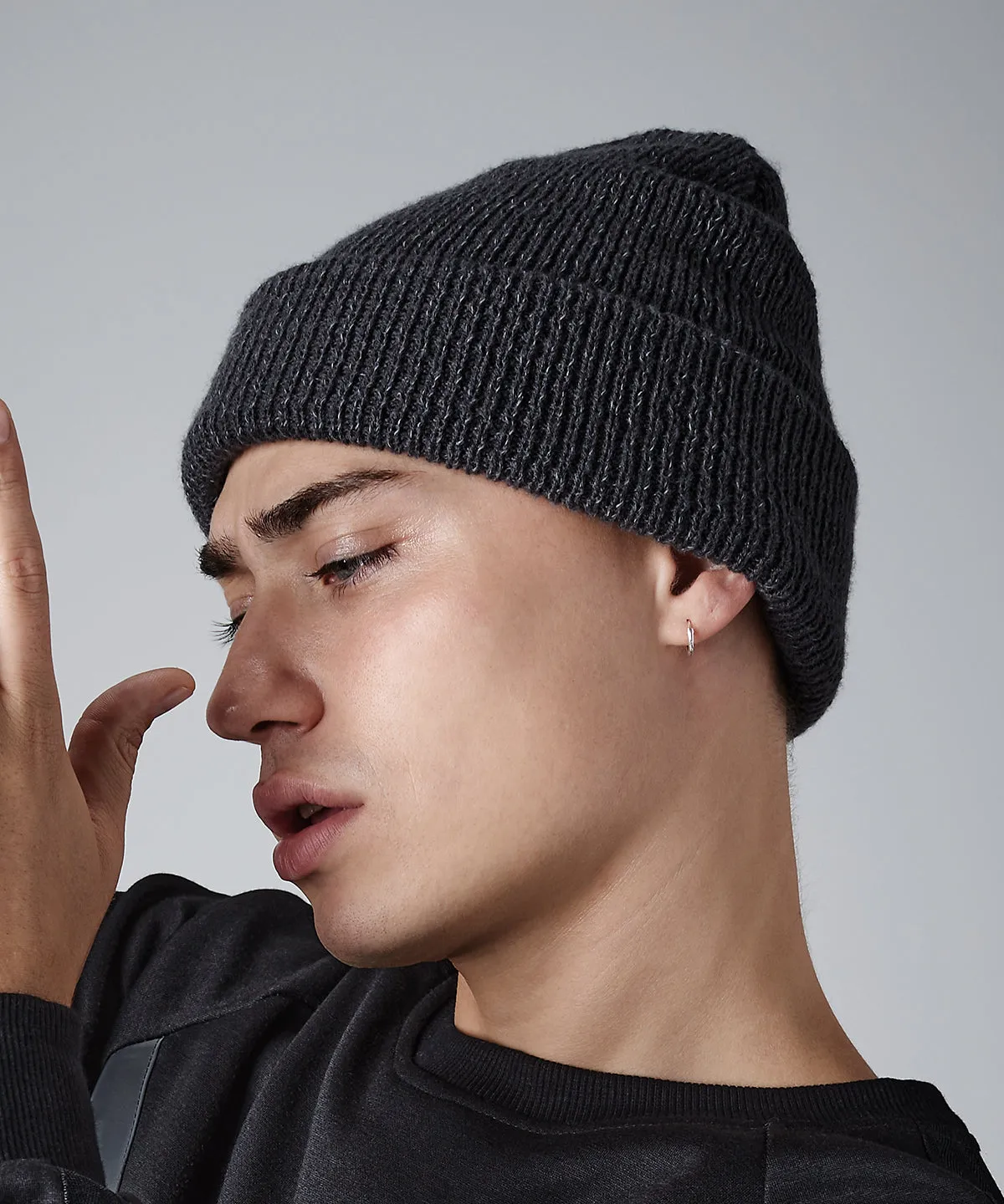 Reflective beanie | Black