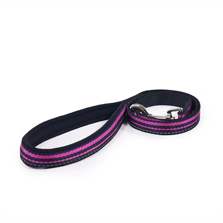 Rosewood Reflective Padded Dog Lead - Black