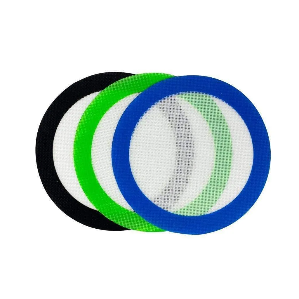 Round Silicone Dab Mat