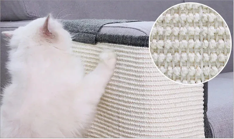 Sofa Furniture Protector with Sisal Scratching Pad