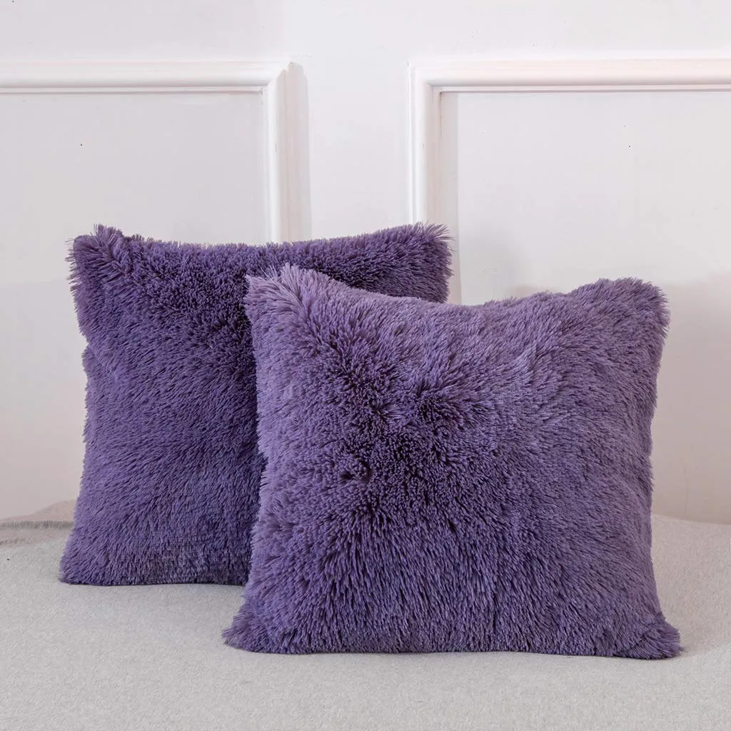 Softy Purple Pillows