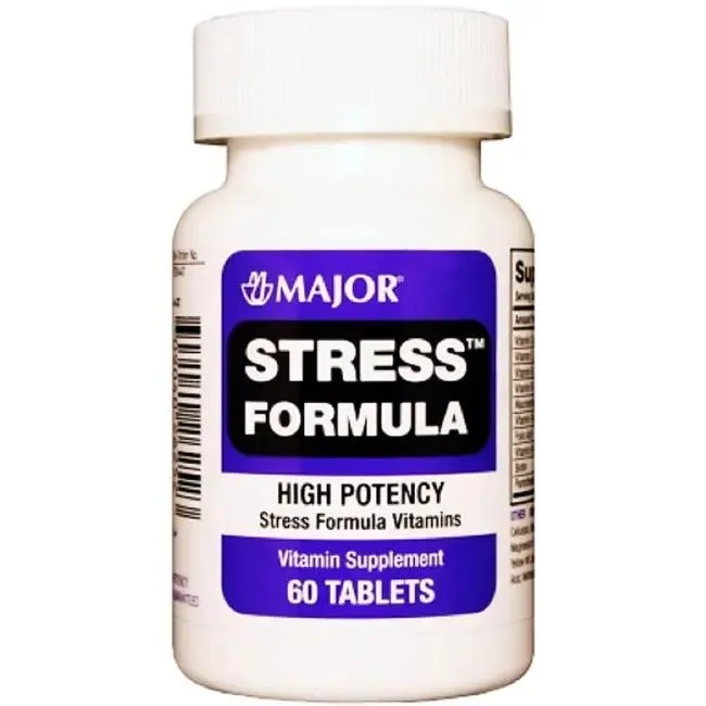 Stress Formula Vitamins Tablets High Potency 60 Count