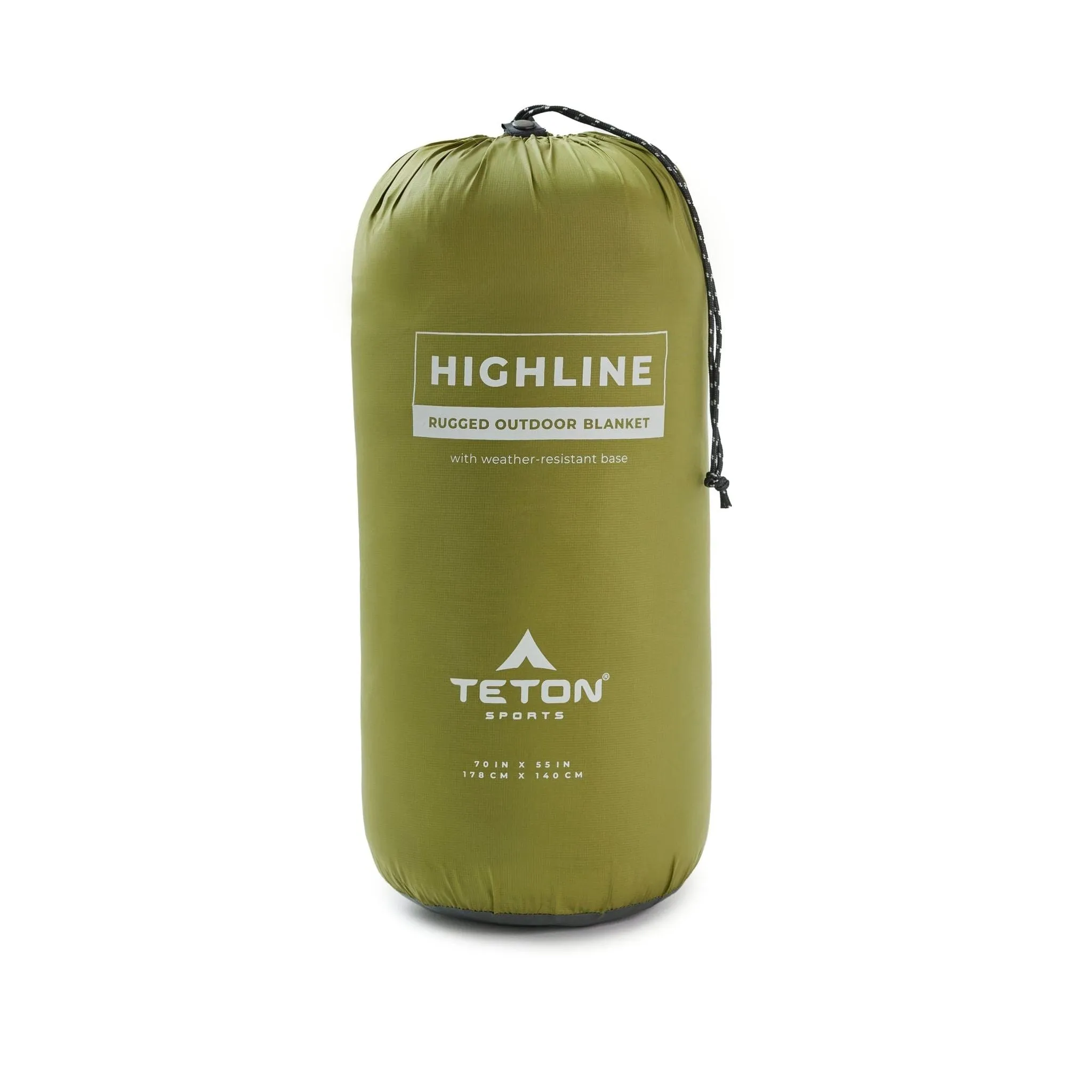 Teton Highline Camp Blanket in Moss/Slate