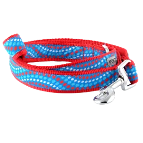 The Worthy Dog Tidal Wave Red/White/Blue Dog Lead