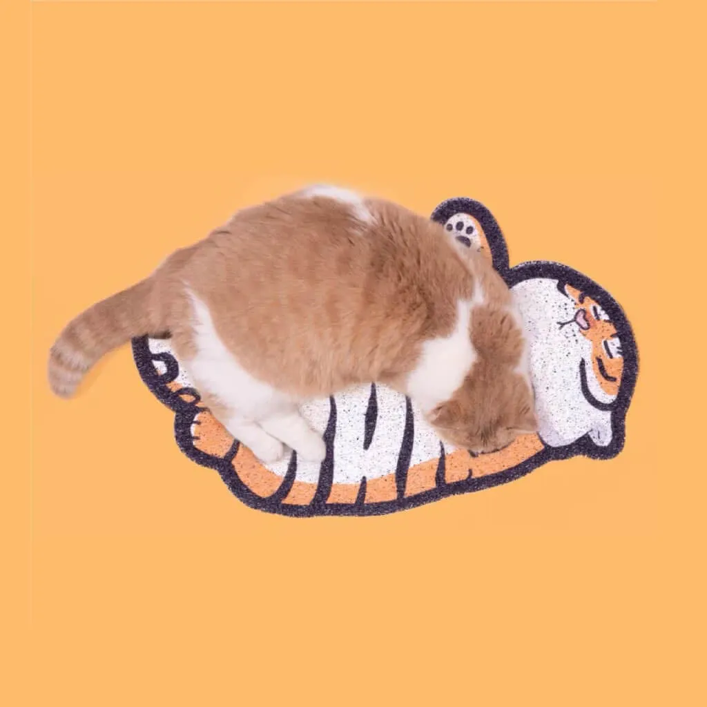 Tiger Shaped Cat Litter Pad