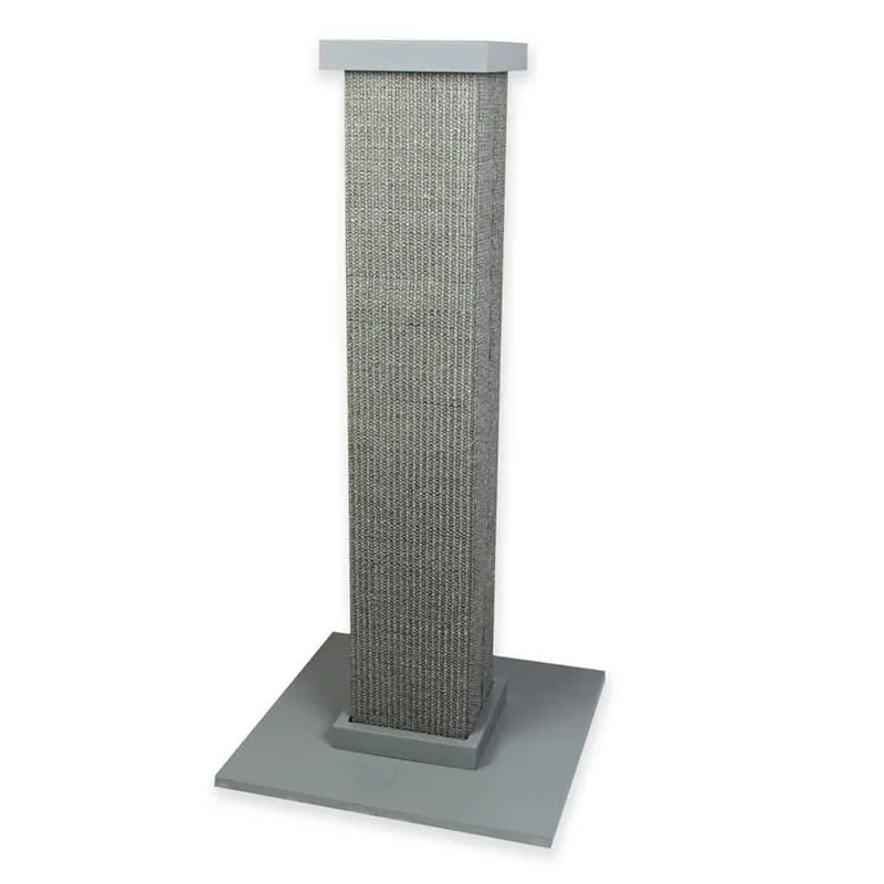 Ultimate Scratching Post - Sturdy, Decor Friendly - Grey Finish