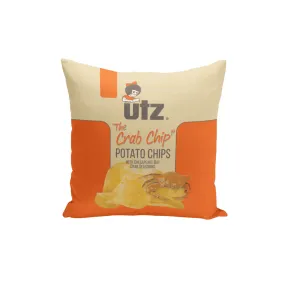 Utz Crab Chips / Throw Pillow