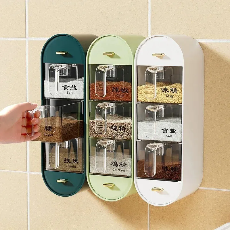 WALL MOUNTED CONDIMENT DISPENSER BOX