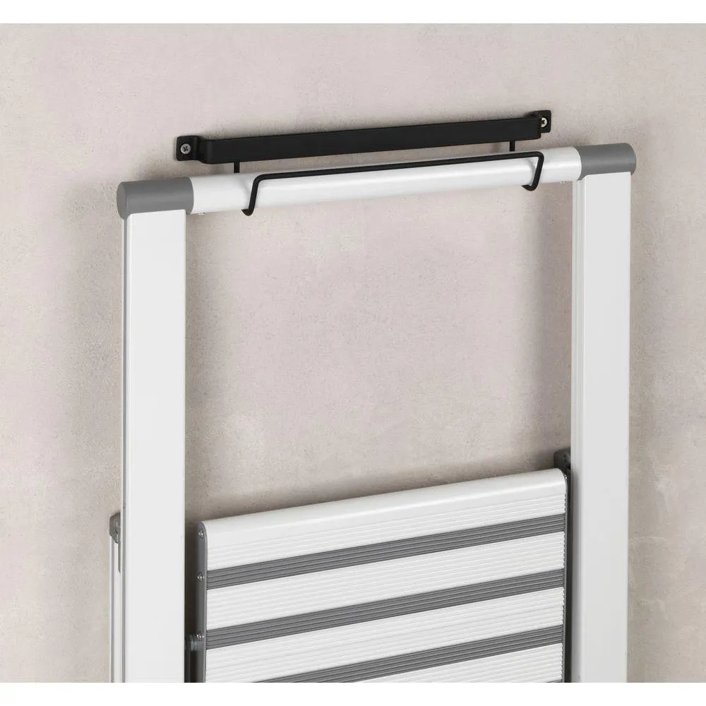 Wall Mounted Ladder Holder Black